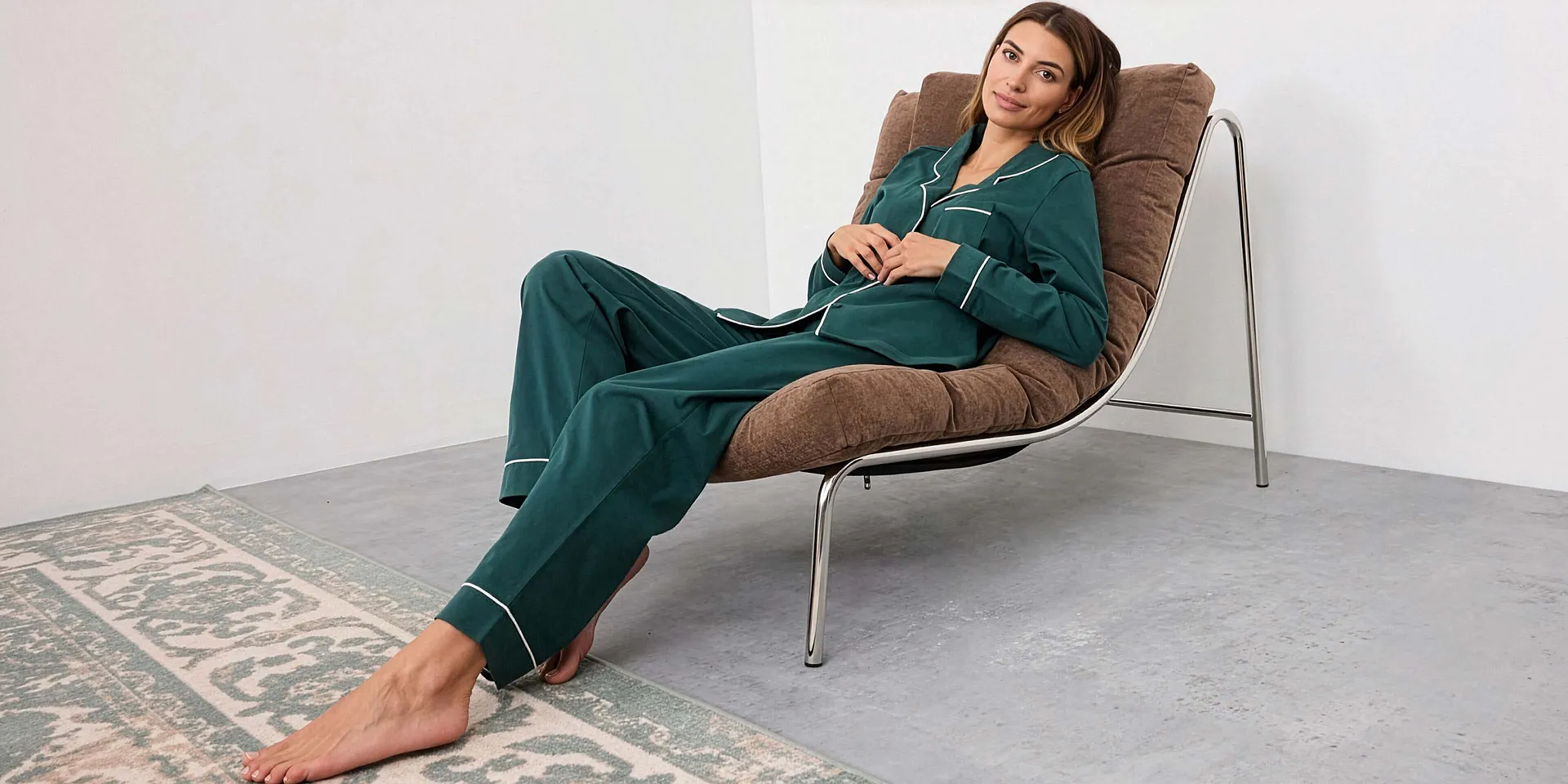 Heisenberg_FutureUse - Pyjamas i myk, 100% bomull - nattpetrol