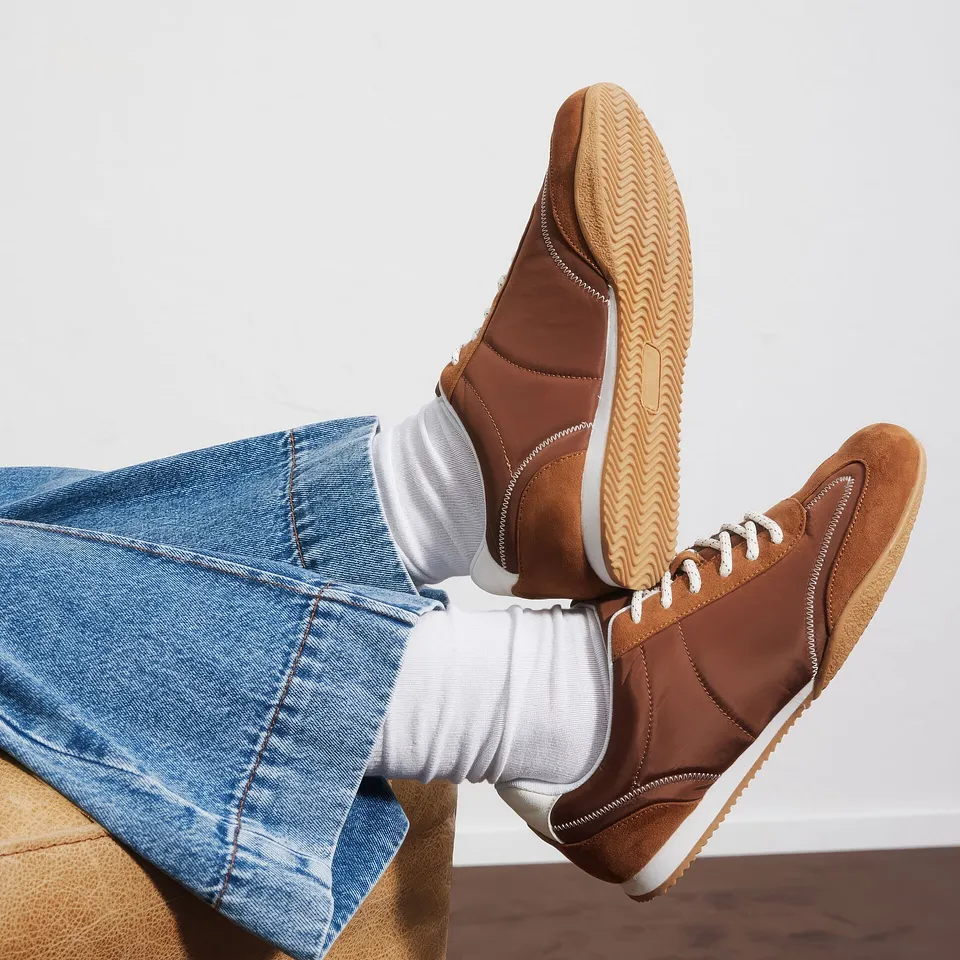 Trendy - Retrosneakers - krydderbrun