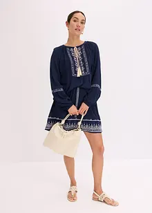 Miniskjørt med broderi, bonprix Miniskjørt med broderi, bonprix