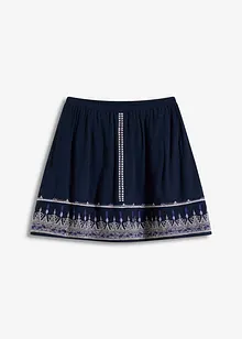 Miniskjørt med broderi, bonprix Miniskjørt med broderi, bonprix