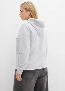 Oversized hettegenser med stenpynt, bonprix Oversized hettegenser med stenpynt, bonprix