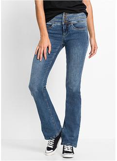 Shaping-jeans med stretch og "bort-med-magen"-effekt, bootcut, John Baner JEANSWEAR Shaping-jeans med stretch og "bort-med-magen"-effekt, bootcut, John Baner JEANSWEAR