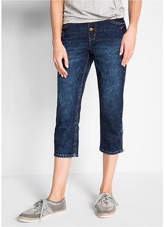 Boyfriend stretch-jeans med ribbestrikket linning, 3/4-lang, bpc bonprix collection Boyfriend stretch-jeans med ribbestrikket linning, 3/4-lang, bpc bonprix collection