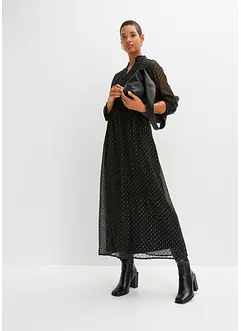 Maxikjole med glitter, bonprix Maxikjole med glitter, bonprix