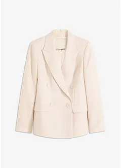 Blazer i materiale med rynket effekt og lyocell, bonprix Blazer i materiale med rynket effekt og lyocell, bonprix