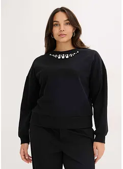 Oversized sweatshirt i bomull, bonprix Oversized sweatshirt i bomull, bonprix