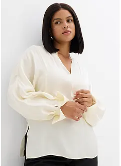 Bluse i viskosemiks med lett glans, bonprix Bluse i viskosemiks med lett glans, bonprix