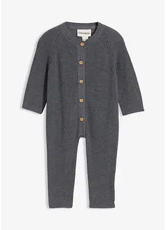 Strikket overall av 100% økologisk bomull, bonprix Strikket overall av 100% økologisk bomull, bonprix