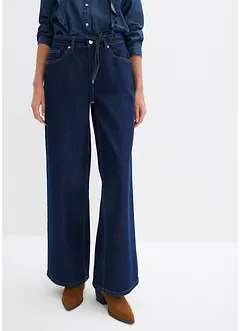 Wide Leg-jeans Mid Waist, bonprix Wide Leg-jeans Mid Waist, bonprix