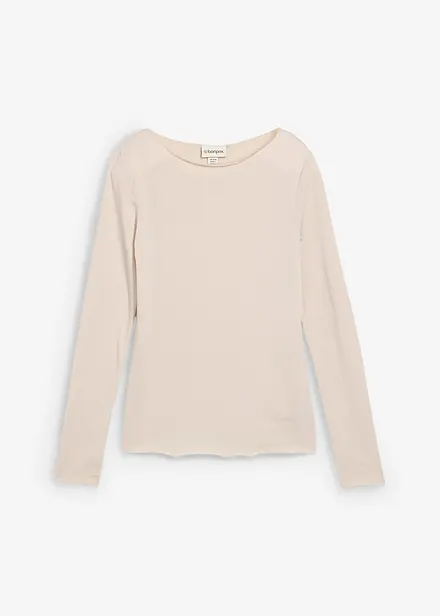 Langermet topp i lett materiale