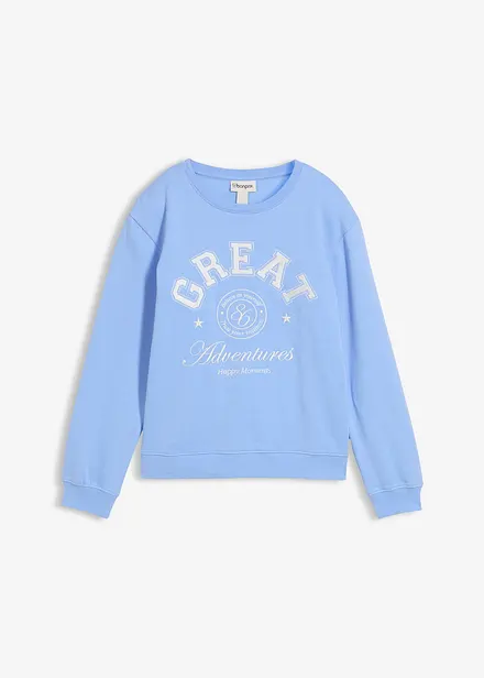 Sweatshirt i 100% økologisk bomull
