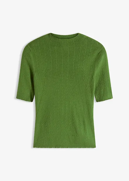 Ribbestrikket genser