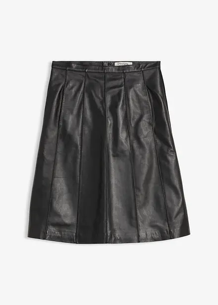 Utskrådd skinnskjørt i lammenappa