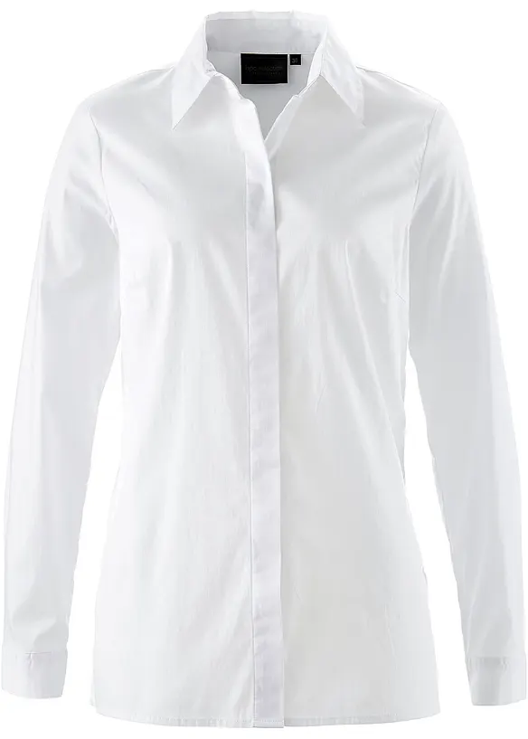 Lang stretchbluse, bonprix