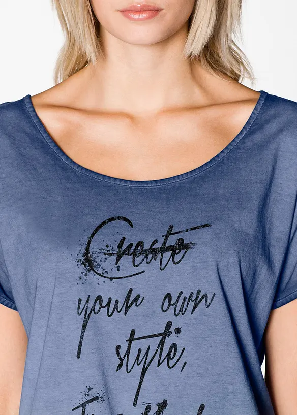 Jerseykjole i 100% bomull, bonprix
