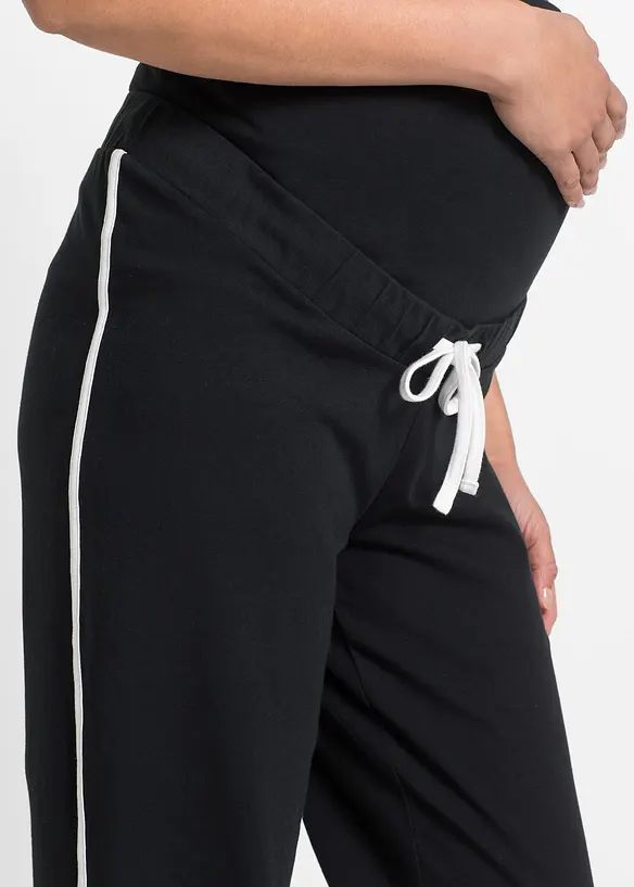 Mamma-stretchbukse med økologisk bomull, Straight Leg, bonprix