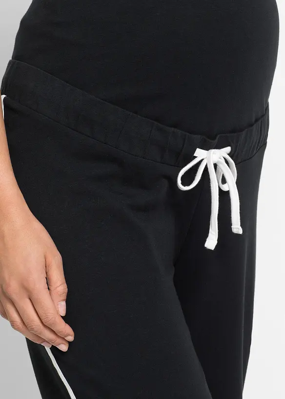 Mamma-stretchbukse med økologisk bomull, Straight Leg, bonprix