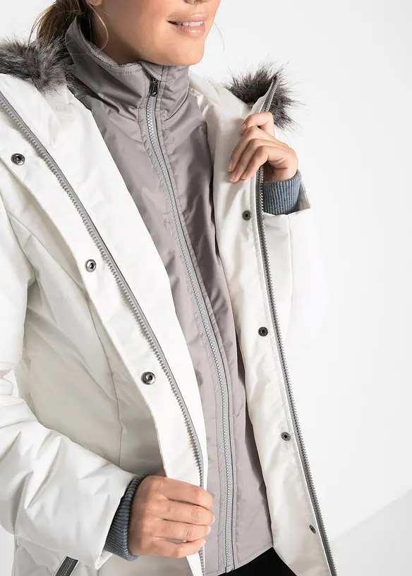 Vinterjakke i 2-i-1-look, bonprix