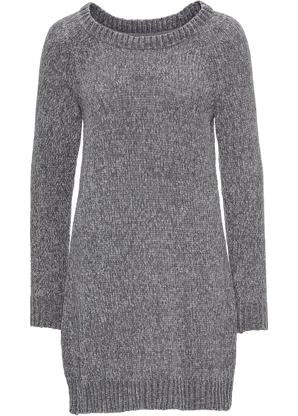 Oversized strikkekjole, bonprix