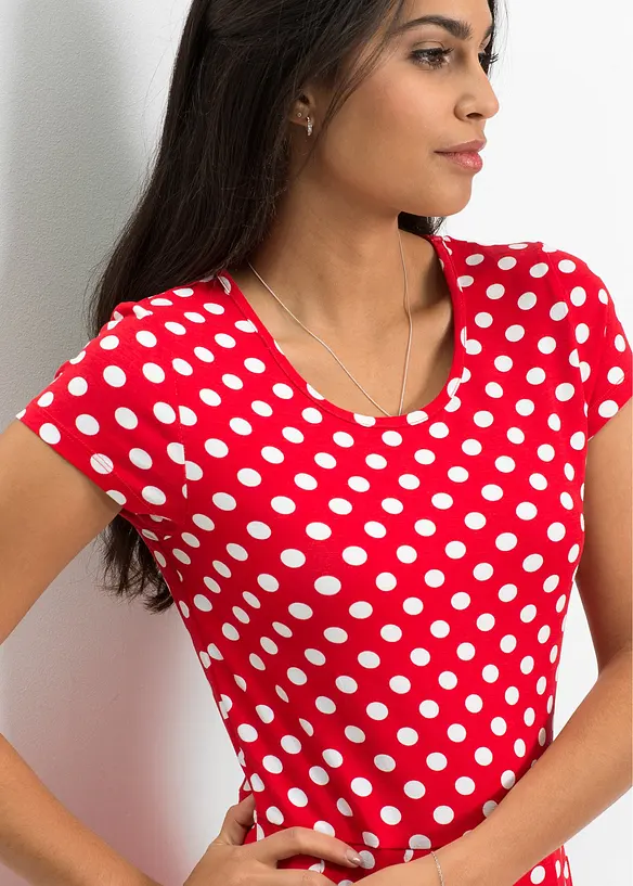 Jerseykjole i viskosemiks, bonprix