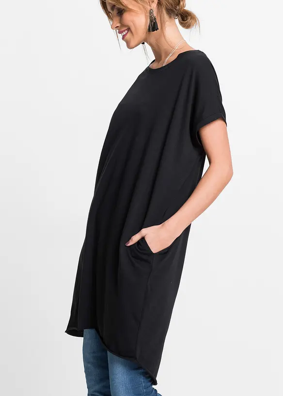 Lang topp i 100% bomull, bonprix