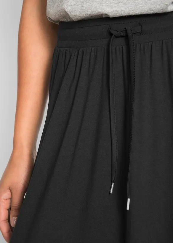 Jerseyskjørt i viskosemiks, bonprix