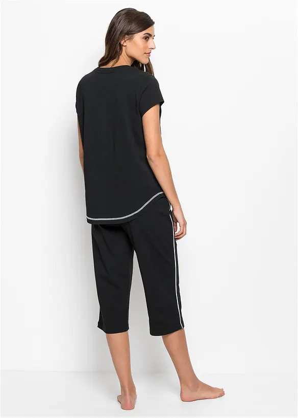 Pyjamas i 100% økologisk bomull, bonprix