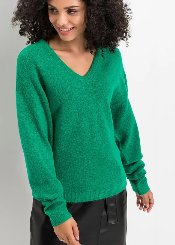 Oversized strikkegenser, bonprix
