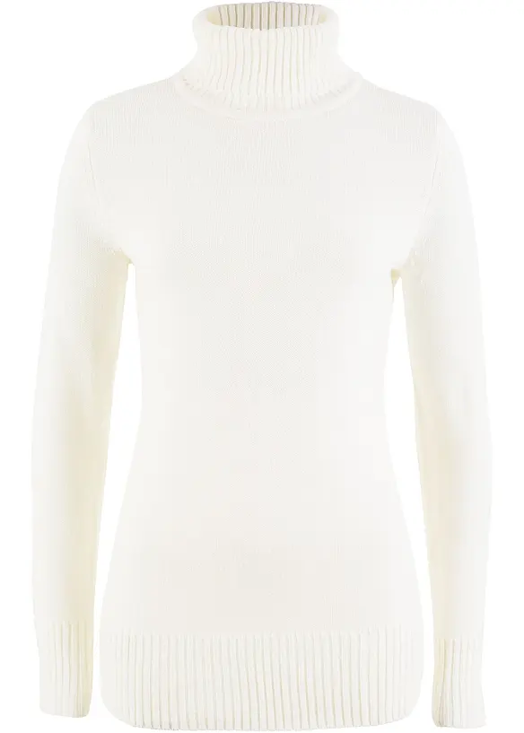 Basic genser med høy hals, bonprix
