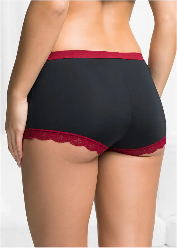 Dame-boxer i mikrofiber til dame ( 3-pack) , bonprix