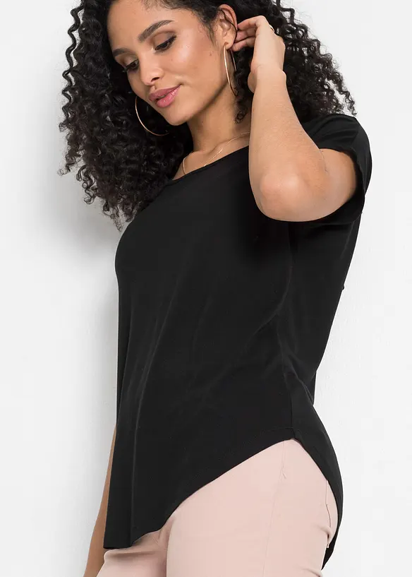 Topp med heklet innfelling, bonprix