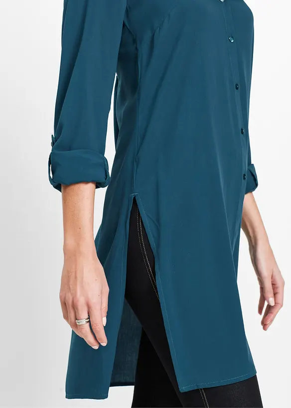 Lang viskosebluse, bonprix