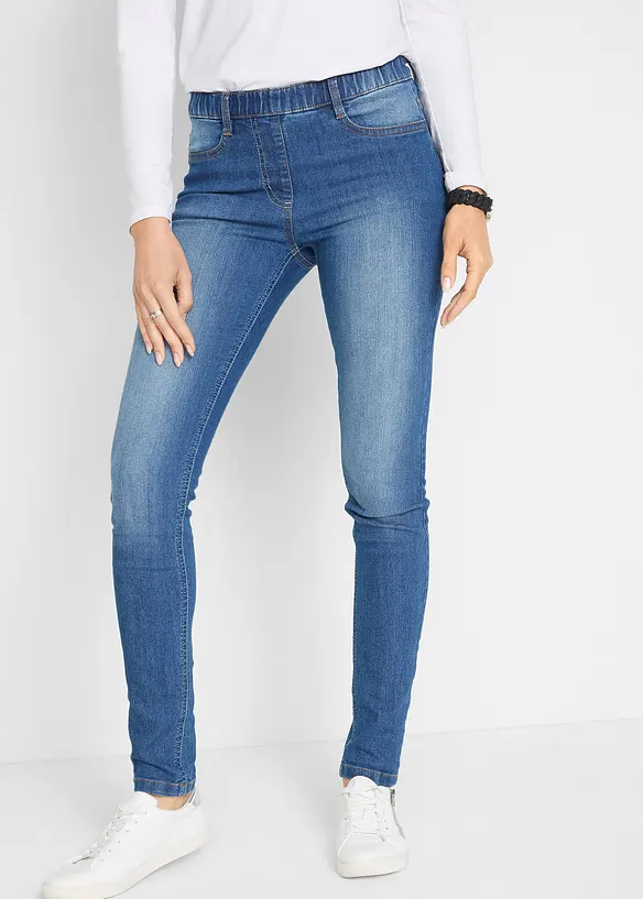 Jeggings Mid Waist, komfortlinning, bonprix