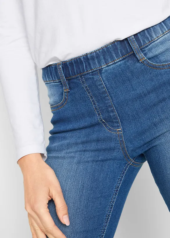 Jeggings Mid Waist, komfortlinning, bonprix