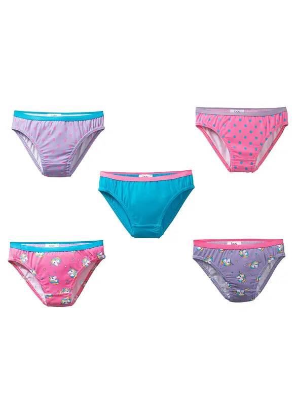 Truse med myk bomull (5-pack), bonprix
