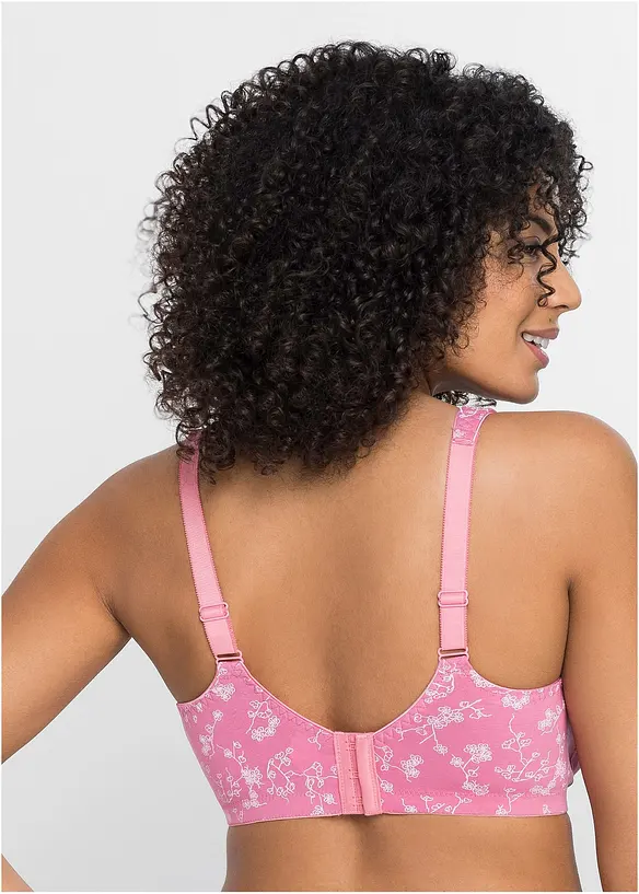 BH uten bøyle med økologisk bomull (2-pack), bonprix