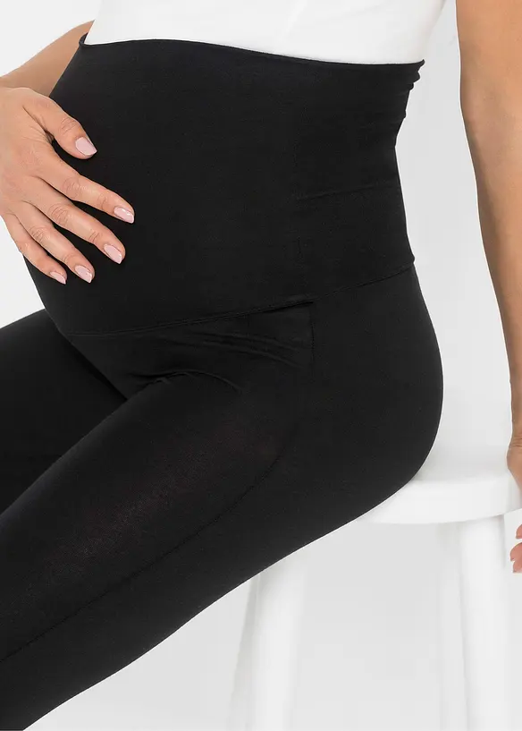 Mammaleggings i økologisk bomull, bonprix