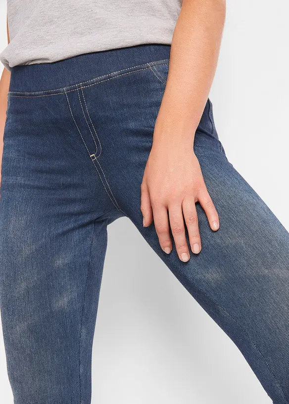 Leggings i jeansoptikk, bonprix