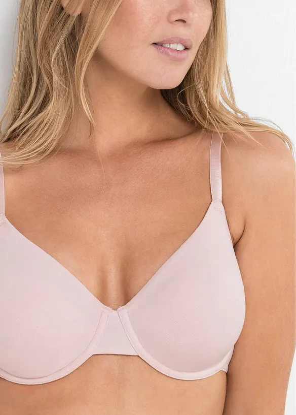T-shirt BH med bøyle økologisk bomull (3-pack), bonprix