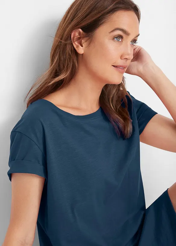 Jerseykjole i bomull, bonprix