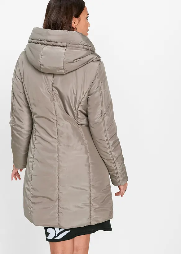 Kort, vattert kåpe, bonprix