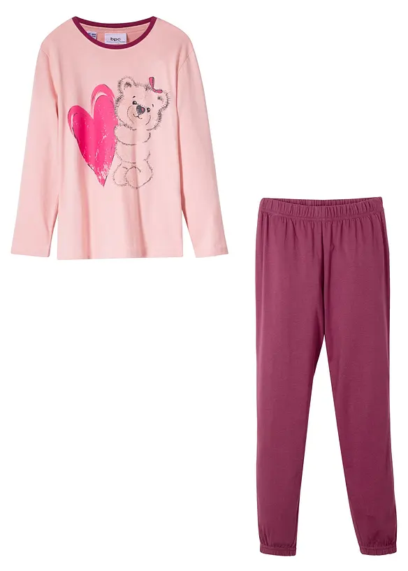 Pyjamas i 100% økologisk bomull (2-delt sett), bonprix