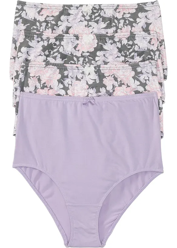 Høy truse (4-pack), bonprix