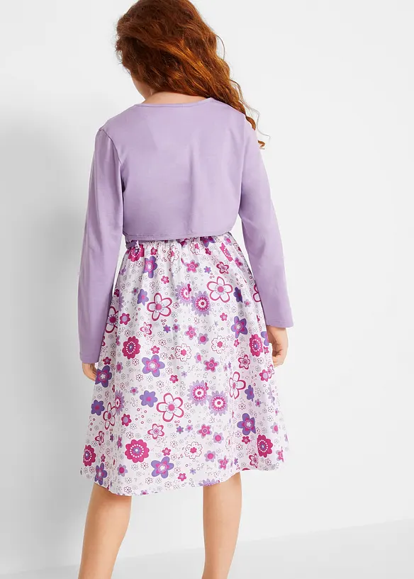 Kjole, belte og bolero (3-delt sett), bonprix