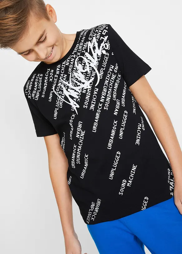 T-skjorte i 100% bomull, Slim Fit, bonprix