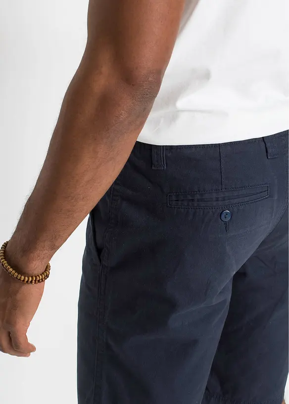 Chinos-bermuda i ren bomull, Regular Fit, bonprix