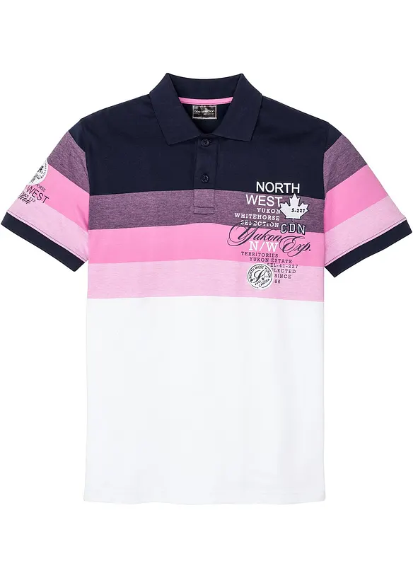 Poloskjorte i jersey i 100% økologisk bomull, bonprix
