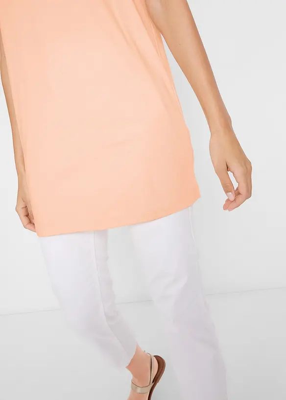 Lang basic topp, 2-pack, bonprix