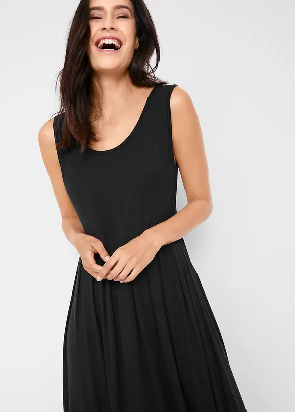 Jersey-jumpsuit i viskosemiks, bonprix