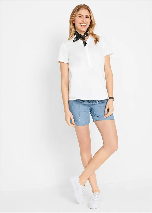 Lett mammashorts med lyocell og lin, bonprix